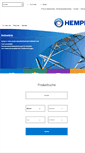 Mobile Screenshot of hempel.de